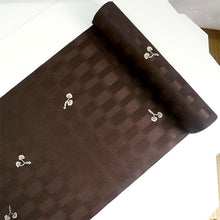 画像をギャラリービューアに読み込む, 雨コート 反物 着物用 撥水加工 ブラウン 葵 5サイズから選べるセミオーダー仕立て付 相田翔子好み レディース 洗えるテイジン素材 和装用レインコートで梅雨時期も快適に