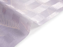 画像をギャラリービューアに読み込む, 雨コート 反物 着物用 撥水加工 パープル 波 5サイズから選べるセミオーダー仕立て付 相田翔子好み レディース 洗えるテイジン素材 和装用レインコートで梅雨時期も快適に