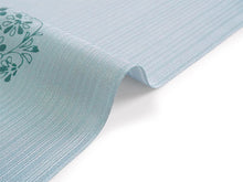 画像をギャラリービューアに読み込む, 雨コート 反物 着物用 撥水加工 絵羽柄 ライトブルー ぼかし 華紋 フルオーダー 仕立て付 相田翔子好み レディース 洗えるテイジン素材 和装用レインコートで梅雨時期も快適に