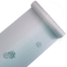 画像をギャラリービューアに読み込む, 雨コート 反物 着物用 撥水加工 絵羽柄 ライトブルー ぼかし 華紋 フルオーダー 仕立て付 相田翔子好み レディース 洗えるテイジン素材 和装用レインコートで梅雨時期も快適に