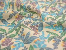 画像をギャラリービューアに読み込む, 洗える帯揚げ モダンで可愛い紅型 アイボリー地 花 月桃 沖縄発ブランド・ブランジュジュのお洒落な帯あげ 東レシルジェリーの洗えるポリエステル素材 和装小物 春・秋・冬のカジュアルシーンに