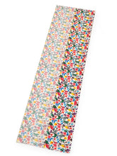 画像をギャラリービューアに読み込む, 洗える半衿 モダンで可愛い紅型 ホワイト地 カラフル 更紗 唐草 便利な濃淡リバーシブル 沖縄発ブランド・ブランジュジュのお洒落な半襟 東レシルジェリーの洗えるポリエステル素材 和装小物 春・秋・冬のカジュアルシーンに