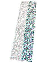 画像をギャラリービューアに読み込む, 洗える半衿 モダンで可愛い紅型 ホワイト地 ブルー パープル グリーン 更紗 唐草 便利な濃淡リバーシブル 沖縄発ブランド・ブランジュジュのお洒落な半襟 東レシルジェリーの洗えるポリエステル素材 和装小物 春・秋・冬のカジュアルシーンに