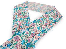 画像をギャラリービューアに読み込む, 洗える半衿 モダンで可愛い紅型 オフホワイト地 更紗 琉球更紗 便利な濃淡リバーシブル 沖縄発ブランド・ブランジュジュのお洒落な半襟 東レシルジェリーの洗えるポリエステル素材 和装小物 春・秋・冬のカジュアルシーンに