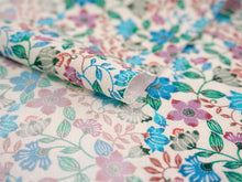 画像をギャラリービューアに読み込む, 洗える半衿 モダンで可愛い紅型 オフホワイト地 更紗 琉球更紗 便利な濃淡リバーシブル 沖縄発ブランド・ブランジュジュのお洒落な半襟 東レシルジェリーの洗えるポリエステル素材 和装小物 春・秋・冬のカジュアルシーンに