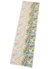 画像をギャラリービューアに読み込む, 洗える半衿 モダンで可愛い紅型 オフホワイト地 せんだん 花 便利な濃淡リバーシブル 沖縄発ブランド・ブランジュジュのお洒落な半襟 東レシルジェリーの洗えるポリエステル素材 和装小物 春・秋・冬のカジュアルシーンに