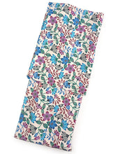 画像をギャラリービューアに読み込む, 洗える夏着物 浴衣 単品 オフホワイト 琉球更紗 Sサイズ モダンで可愛い紅型 沖縄発ブランド・ブランジュジュのお洒落な小紋夏きもの 東レセオアルファの洗えるポリエステル素材 すぐ着られるお仕立て上がり 夏にぴったりなカジュアル単衣