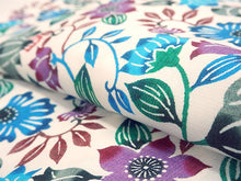 画像をギャラリービューアに読み込む, 洗える夏着物 浴衣 単品 オフホワイト 琉球更紗 Sサイズ モダンで可愛い紅型 沖縄発ブランド・ブランジュジュのお洒落な小紋夏きもの 東レセオアルファの洗えるポリエステル素材 すぐ着られるお仕立て上がり 夏にぴったりなカジュアル単衣