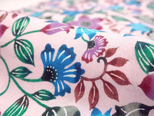 画像をギャラリービューアに読み込む, 洗える夏着物 浴衣 単品 ピンク 琉球更紗 Sサイズ モダンで可愛い紅型 沖縄発ブランド・ブランジュジュのお洒落な小紋夏きもの 東レセオアルファの洗えるポリエステル素材 すぐ着られるお仕立て上がり 夏にぴったりなカジュアル単衣