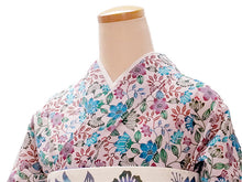 画像をギャラリービューアに読み込む, 洗える夏着物 浴衣 単品 ピンク 琉球更紗 Sサイズ モダンで可愛い紅型 沖縄発ブランド・ブランジュジュのお洒落な小紋夏きもの 東レセオアルファの洗えるポリエステル素材 すぐ着られるお仕立て上がり 夏にぴったりなカジュアル単衣