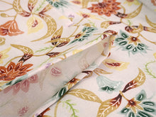 画像をギャラリービューアに読み込む, 洗える夏着物 浴衣 単品 ピンクベージュ 更紗 Mサイズ モダンで可愛い紅型 沖縄発ブランド・ブランジュジュのお洒落な小紋夏きもの 東レセオアルファの洗えるポリエステル素材 すぐ着られるお仕立て上がり 夏にぴったりなカジュアル単衣