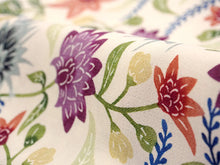 画像をギャラリービューアに読み込む, 洗える夏着物 浴衣 単品 オフホワイト 更紗 Mサイズ モダンで可愛い紅型 沖縄発ブランド・ブランジュジュのお洒落な小紋夏きもの 東レセオアルファの洗えるポリエステル素材 すぐ着られるお仕立て上がり 夏にぴったりなカジュアル単衣