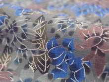 画像をギャラリービューアに読み込む, 洗える夏着物 浴衣 単品 グレー ウコン Sサイズ モダンで可愛い紅型 沖縄発ブランド・ブランジュジュのお洒落な小紋夏きもの 東レセオアルファの洗えるポリエステル素材 すぐ着られるお仕立て上がり 夏にぴったりなカジュアル単衣