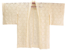 画像をギャラリービューアに読み込む, 着物 レース羽織 オフホワイト 花柄 Mサイズ ちりよけ レース 羽織 コート 長羽織 カジュアル 春 秋 和装 和服 レディース 女性