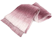 画像をギャラリービューアに読み込む, ぼかし兵児帯 シワ加工 大人用 レディース 全8色 ポリエステル 七宝地紋 滝縞柄 くしゅっ、ふわっと華やか可愛い 浴衣とあわせて夏祭りや花火大会に 初心者でも結びやすくアレンジ簡単