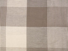 画像をギャラリービューアに読み込む, 綿麻 着物 浴衣 単品 しじら織 ブラウン オフホワイト 格子 チェック Mサイズ お仕立て上がり レディース 夏着物 ゆかた プレタ 変わり織り カジュアル 夏 きもの 和服 和装
