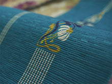 画像をギャラリービューアに読み込む, 半幅帯 絹 レディース 召しませ華 ベージュ地 ペーズリー リバーシブル 長尺 4m 日本製 洒落帯 四寸 単品 女性 新品 送料無料 お仕立て上がり