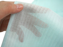 画像をギャラリービューアに読み込む, 東レ爽竹 洗える夏の長襦袢 ブルー M/Lサイズ すぐ着られる半衿付きプレタ TORAY爽竹の涼しく快適な夏用長襦袢 お洒落なカラータイプ