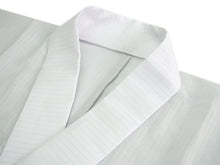 画像をギャラリービューアに読み込む, 東レ爽竹 洗える夏の長襦袢 薄グレー M/Lサイズ すぐ着られる半衿付きプレタ TORAY爽竹の涼しく快適な夏用長襦袢 お洒落なカラータイプ