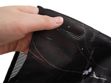 画像をギャラリービューアに読み込む, 洗える夏着物 絽 お仕立て上がり 単品 ブラック 金魚 Lサイズ 小紋 カジュアル お手入れ簡単!ポリエステルの夏きもの レディース