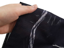 画像をギャラリービューアに読み込む, 洗える夏着物 絽 お仕立て上がり 単品 ブラック 花 波 Lサイズ 小紋 カジュアル お手入れ簡単!ポリエステルの夏きもの レディース