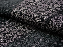 画像をギャラリービューアに読み込む, 洗える夏着物 紗 お仕立て上がり 単品 グレー ブラック 幾何学 市松 七宝 Lサイズ 小紋 カジュアル お手入れ簡単!ポリエステルの夏きもの レディース