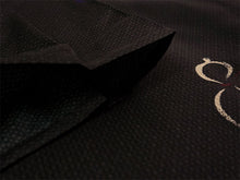 画像をギャラリービューアに読み込む, 洗える夏着物 絽 お仕立て上がり 単品 ブラック ひょうたん Mサイズ 小紋 カジュアル お手入れ簡単!ポリエステルの夏きもの レディース