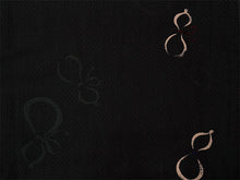 画像をギャラリービューアに読み込む, 洗える夏着物 絽 お仕立て上がり 単品 ブラック ひょうたん Mサイズ 小紋 カジュアル お手入れ簡単!ポリエステルの夏きもの レディース