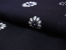 画像をギャラリービューアに読み込む, 洗える夏きもの 絽 コーディネート4点セット Mサイズ ネイビー 小花 桔梗 小紋 グレー 幾何学 名古屋帯 開き仕立て 薄紫 青灰 正絹 帯揚げ 帯締め 夏を楽しむ!すぐ着られるコーデ済みきものセット