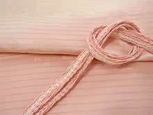 画像をギャラリービューアに読み込む, 洗える夏きもの 紗 コーディネート4点セット Mサイズ 水色 縞 小紋 オフホワイト 薄緑 名古屋帯 開き仕立て ピンク 薄黄 正絹 帯揚げ 帯締め 夏を楽しむ!すぐ着られるコーデ済みきものセット