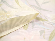 画像をギャラリービューアに読み込む, 洗える夏きもの 絽 コーディネート4点セット Lサイズ 薄黄 薄紫 ユリ 小紋 薄緑 ミントグリーン 名古屋帯 開き仕立て 薄黄緑 ピンク 正絹 帯揚げ 帯締め 夏を楽しむ!すぐ着られるコーデ済みきものセット