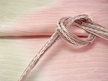 画像をギャラリービューアに読み込む, 洗える夏きもの 絽 コーディネート4点セット Lサイズ 薄黄 薄紫 ユリ 小紋 薄緑 ミントグリーン 名古屋帯 開き仕立て 薄黄緑 ピンク 正絹 帯揚げ 帯締め 夏を楽しむ!すぐ着られるコーデ済みきものセット