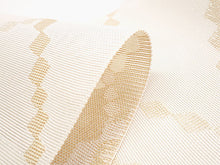 画像をギャラリービューアに読み込む, 洗える夏きもの 絽 コーディネート4点セット Lサイズ ブラウン 格子 チェック 小紋 ベージュ 幾何学 名古屋帯 開き仕立て オレンジ ワインレッド 正絹 帯揚げ 帯締め 夏を楽しむ!すぐ着られるコーデ済みきものセット