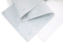 画像をギャラリービューアに読み込む, 洗える夏きもの 絽 コーディネート4点セット Lサイズ ブラック 菖蒲 杜若 小紋 水色 ドット 水玉 名古屋帯 開き仕立て 渋ピンク 渋黄 正絹 帯揚げ 帯締め 夏を楽しむ!すぐ着られるコーデ済みきものセット