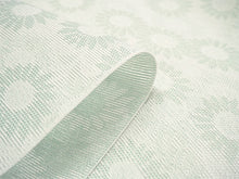 画像をギャラリービューアに読み込む, 洗える夏きもの 紗 コーディネート4点セット Lサイズ グレー 更紗 縞 小紋 薄緑 ミントグリーン 花 名古屋帯 開き仕立て 赤茶 ピンクベージュ 正絹 帯揚げ 帯締め 夏を楽しむ!すぐ着られるコーデ済みきものセット