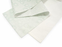 画像をギャラリービューアに読み込む, 洗える夏きもの 紗 コーディネート4点セット Lサイズ グレー 更紗 縞 小紋 薄緑 ミントグリーン 花 名古屋帯 開き仕立て 赤茶 ピンクベージュ 正絹 帯揚げ 帯締め 夏を楽しむ!すぐ着られるコーデ済みきものセット