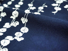 画像をギャラリービューアに読み込む, 浴衣 単品 レディース ネイビー 朝顔 綿 からみ織 レース ひでや工房 お仕立て上がり 夏 着物 きもの 和服 和装 ゆかた プレタ おしゃれ モダン カジュアル 夏祭り 花火大会