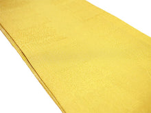 画像をギャラリービューアに読み込む, 半幅帯 リバーシブル イエロー 蔦 刺繍 長尺 400cm ひでや工房 半巾帯 細帯 仕立て上がり カジュアル おしゃれ モダン 和服 和装 小紋 レディース