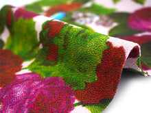 画像をギャラリービューアに読み込む, 半幅帯 ピンク 薔薇 花 長尺 400cm ひでや工房 半巾帯 細帯 仕立て上がり カジュアル おしゃれ モダン 和服 和装 小紋 レディース