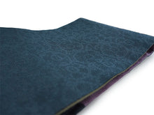 画像をギャラリービューアに読み込む, 半幅帯 くすみ 幾何学 ネイビー グレー 長尺 400cm ひでや工房 半巾帯 細帯 仕立て上がり カジュアル おしゃれ モダン 和服 和装 小紋 レディース