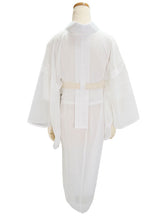 画像をギャラリービューアに読み込む, 洗える長襦袢 夏用 絽ちぢみ 東レ セオアルファ 仕立て上がり フリーサイズ 白地 横絽 半衿つき 夏 ポリエステル 爽快感 吸汗 速乾 TORAY セオ アルファ セオα女性 仕立て済 レディース 肌着 和装下着 夏着物 単衣着物 和装 和服 フォーマル カジュアル