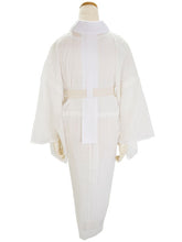 画像をギャラリービューアに読み込む, 洗える長襦袢 東レ 爽竹 仕立て上がり フリーサイズ 白地 格子絽 半衿つき 夏 ポリエステル 爽快感 吸汗 速乾 TORAY セオアルファ そうたけ 女性 仕立て済 レディース 肌着 和装下着 夏着物 単衣着物 和装 和服 フォーマル カジュアル