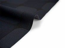 画像をギャラリービューアに読み込む, 洗える着物反物 男物 メンズ フルオーダー仕立て付き ダークネイビー 幾何学 タイル 男性・女性兼用 ちりめん地の幅広反物 袷・単衣・羽織に自分サイズお仕立て アンサンブルにも ポリエステル