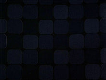 画像をギャラリービューアに読み込む, 洗える着物反物 男物 メンズ フルオーダー仕立て付き ダークネイビー 幾何学 タイル 男性・女性兼用 ちりめん地の幅広反物 袷・単衣・羽織に自分サイズお仕立て アンサンブルにも ポリエステル