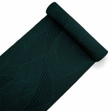 画像をギャラリービューアに読み込む, 洗える着物反物 男物 メンズ フルオーダー仕立て付き ブラック グリーン 幾何学 網目 男性・女性兼用 ちりめん地の幅広反物 袷・単衣・羽織に自分サイズお仕立て アンサンブルにも ポリエステル