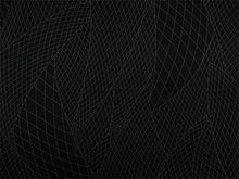 画像をギャラリービューアに読み込む, 洗える着物反物  男物 メンズ フルオーダー仕立て付き ブラック グレー 幾何学 網目 男性・女性兼用 ちりめん地の幅広反物 袷・単衣・羽織に自分サイズお仕立て アンサンブルにも ポリエステル