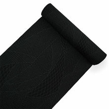 画像をギャラリービューアに読み込む, 洗える着物反物  男物 メンズ フルオーダー仕立て付き ブラック グレー 幾何学 網目 男性・女性兼用 ちりめん地の幅広反物 袷・単衣・羽織に自分サイズお仕立て アンサンブルにも ポリエステル