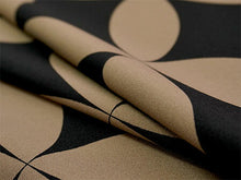 画像をギャラリービューアに読み込む, 洗える着物反物 男物 メンズ フルオーダー仕立て付き ブラック イエロー 七宝 男性・女性兼用 ちりめん地の幅広反物 袷・単衣・羽織に自分サイズお仕立て アンサンブルにも ポリエステル