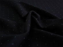 画像をギャラリービューアに読み込む, 洗える着物反物 男物 メンズ フルオーダー仕立て付き ネイビー ブラック ドット 男性・女性兼用 ちりめん地の幅広反物 袷・単衣・羽織に自分サイズお仕立て アンサンブルにも ポリエステル