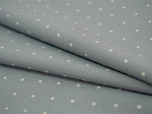 画像をギャラリービューアに読み込む, 洗える着物反物 男物 メンズ フルオーダー仕立て付き グレー ドット 男性・女性兼用 ちりめん地の幅広反物 袷・単衣・羽織に自分サイズお仕立て アンサンブルにも ポリエステル